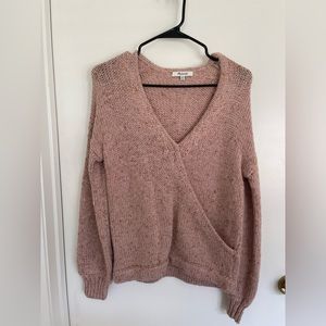 Madewell pink sweater in size XXS